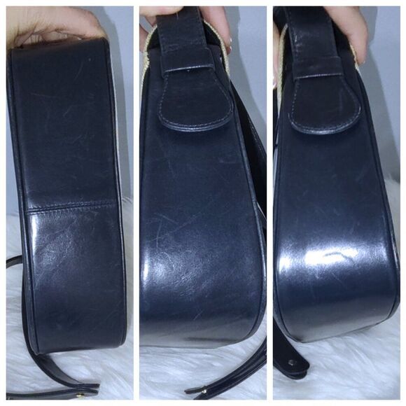 Ferragamo vintage canvas/leather shoulder bag EUC - Picture 9 of 11